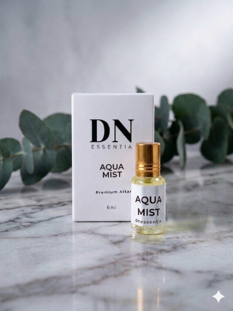 🌊 Aqua Mist — Freshness You Can Feel ✨Dive into a refreshing blend of clean aquatic and fresh fragrance notes crafted to keep you feeling cool, confident, and energized all day 💎Aqua Mist delivers a smooth modern aroma with a perfect balance of freshness and elegance, making it ideal for daily wear.✔ Fresh Aquatic Fragrance
✔ Clean & Refreshing Aroma
✔ Long Lasting Performance
✔ Alcohol Free Formula
✔ Perfect for Daily Wear & Summer UseStay fresh. Stay confident. Stay unforgettable 🌊🛒 Available now at [Dnessentia](https://dnessentia.in?utm_source=chatgpt.com)#AquaMist #FreshFragrance #AquaticPerfume #LuxuryAttar #Perfume #Dnessentia #LongLastingFragrance #Attar